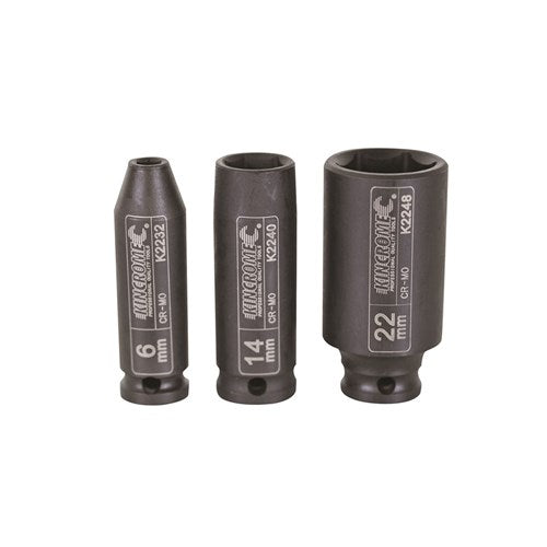 Kincrome K2245 Deep Impact Socket 19mm 3/8" Drive