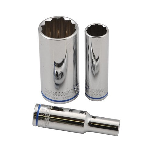 Kincrome K26564 Deep Socket 22mm 3/8" Drive (Mirror Polish)
