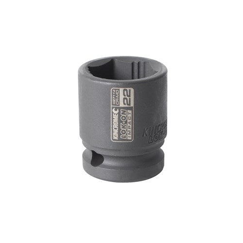 Kincrome K27114 LOK-ON Impact Socket 22mm 1/2" Drive