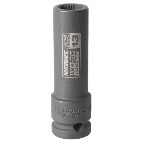 Kincrome K27125 LOK-ON Deep Impact Socket 13mm 1/2" Drive