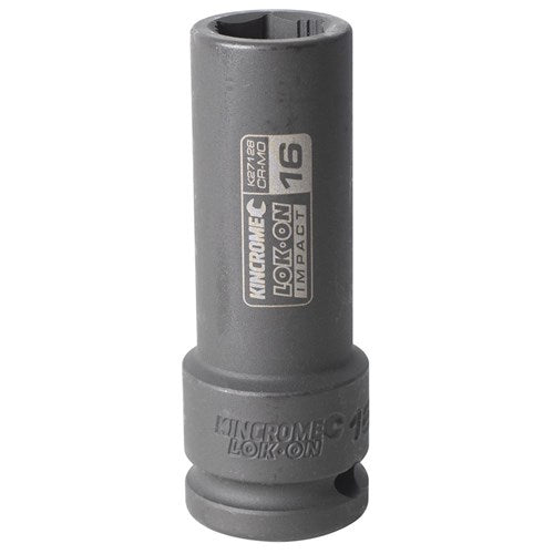Kincrome K27128 LOK-ON Deep Impact Socket 16mm 1/2" Drive