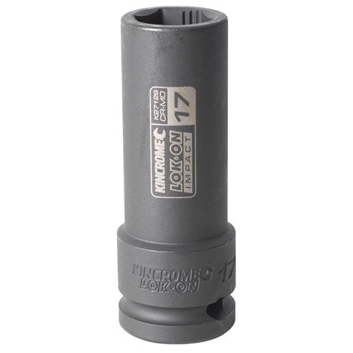 Kincrome K27129 LOK-ON Deep Impact Socket 17mm 1/2" Drive