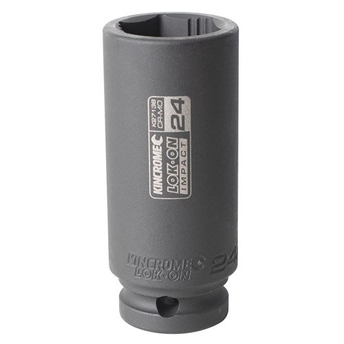 Kincrome K27136 LOK-ON Deep Impact Socket 24mm 1/2" Drive