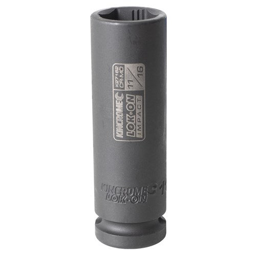 Kincrome K27162 LOK-ON Deep Impact Socket 11/16" 1/2" Drive
