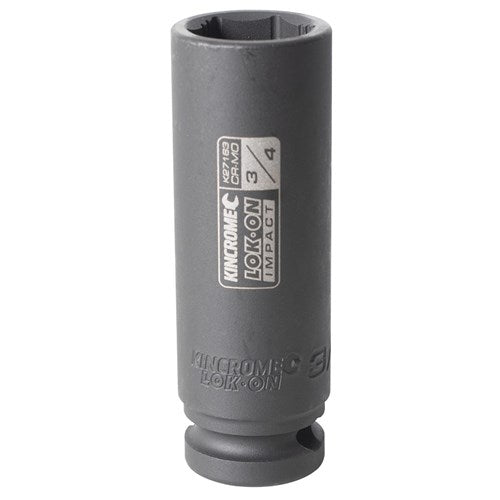 Kincrome K27163 LOK-ON Deep Impact Socket 3/4" 1/2" Drive