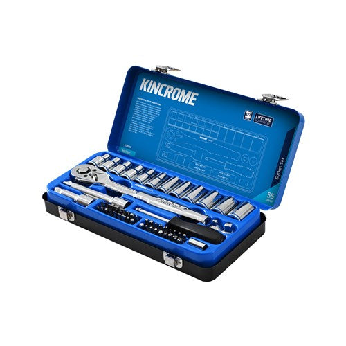 Kincrome K28070 Socket Set 55 Piece 1/2" Drive Metric