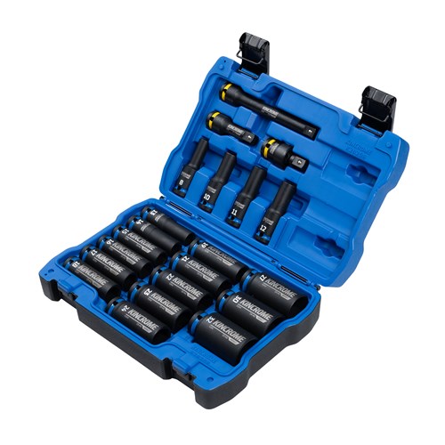 Kincrome K28208 Deep Impact Socket Set 21 Piece 1/2" Drive - Metric