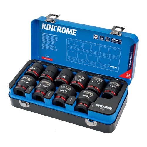Kincrome K28241 Impact 3/4" Drive Socket Set Imperial 10 Piece