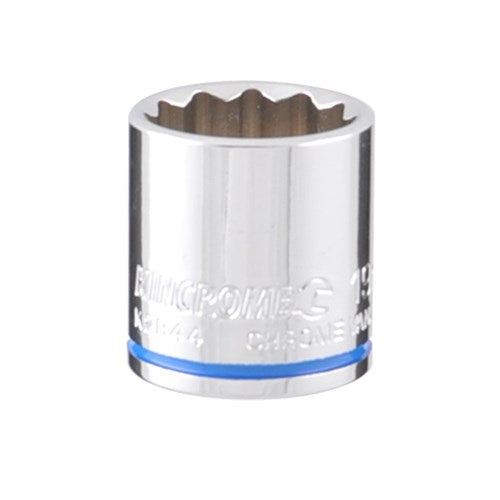 Kincrome K2844 Socket 19mm 3/8" Drive (Mirror Polish)