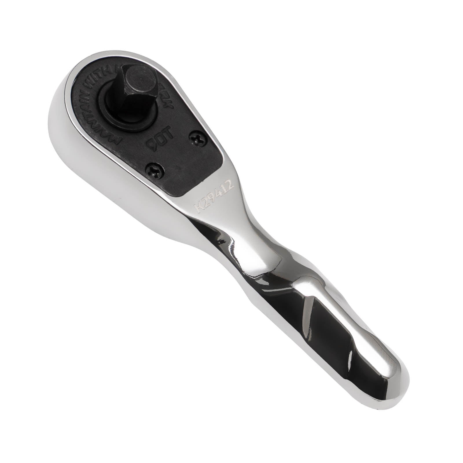 Kincrome K29412 Sealed 1/4" Drive Stubby Ratchet 90 Teeth 80mm - view 2