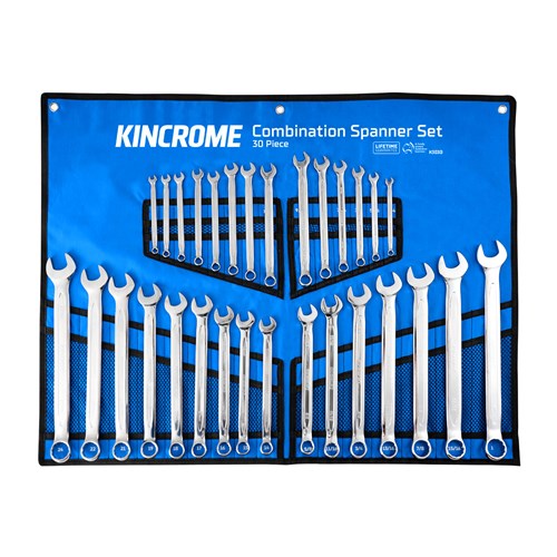 Kincrome K3030 Combination Spanner Set 30 Piece - Metric/Imperial