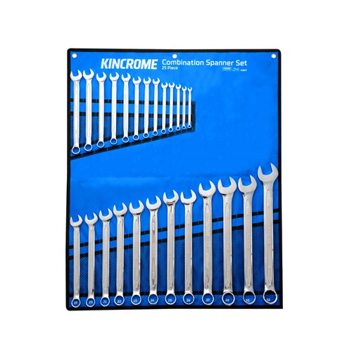 Kincrome K3047 Combination Spanner Set 25 Piece ? Metric