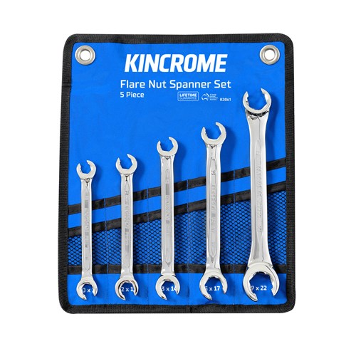 Kincrome K3061 Flare Nut Spanner Set 5 Piece