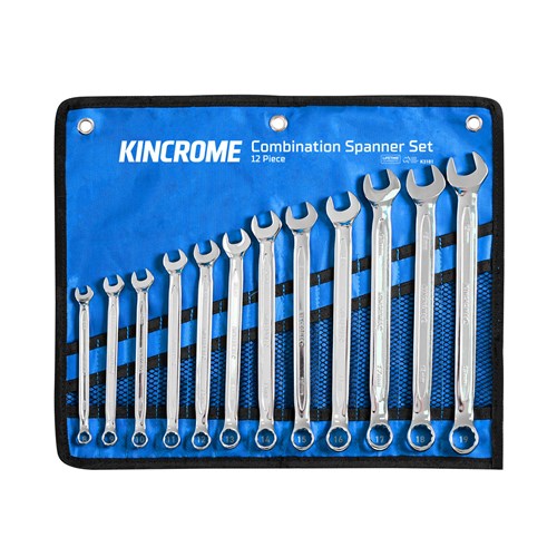 Kincrome K3181 Combination Spanner Set 12 Piece - Metric