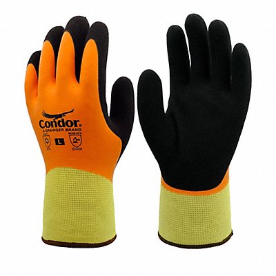 CONDOR 824VJ2 Coated Gloves Acrylic Latex S PR