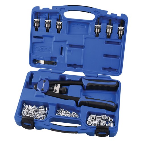 Kincrome K4900 Nut Riveter Kit Twin Handle 68 Piece