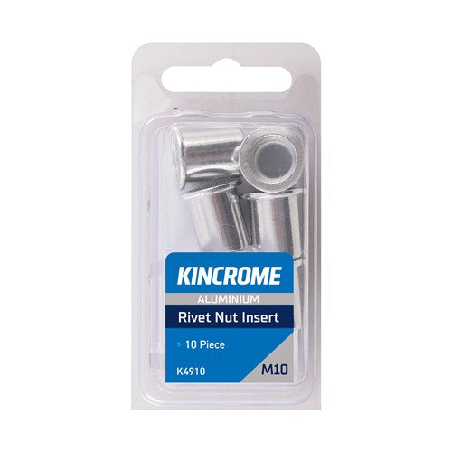 Kincrome K4910 Rivet Nut Insert M10 (Aluminium) - 10 Pack