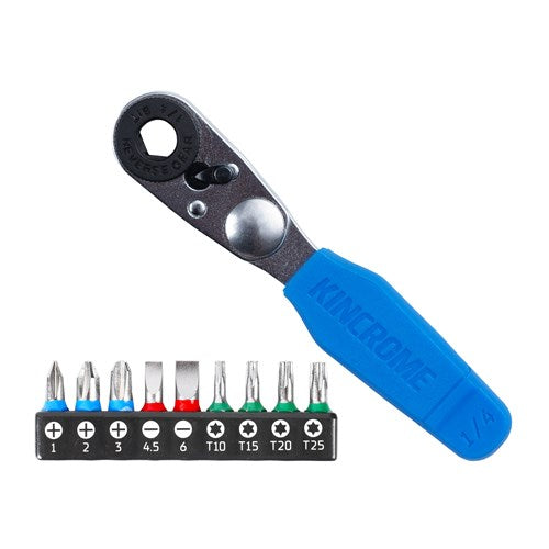 Kincrome K5014 Mini Ratchet Bit Set 10 Piece