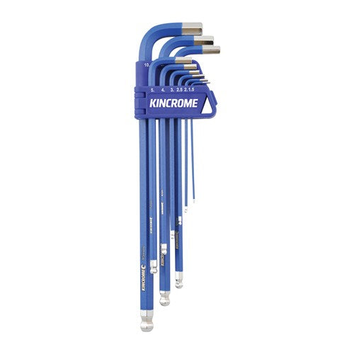 Kincrome K5043 Ball Point Hex Key Set Long Series 9 Piece