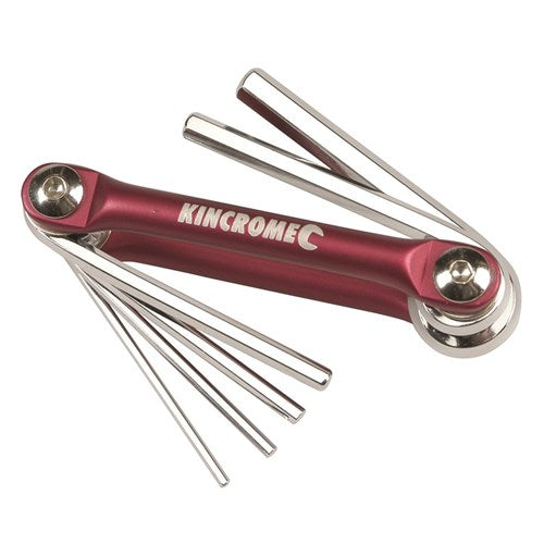 Kincrome K5045 Folding Hex Key Set 6 Piece Imperial