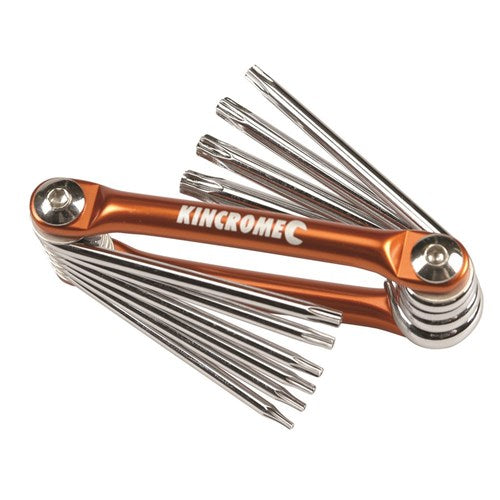 Kincrome K5048 Folding Tamperproof TORX Set 10 Piece