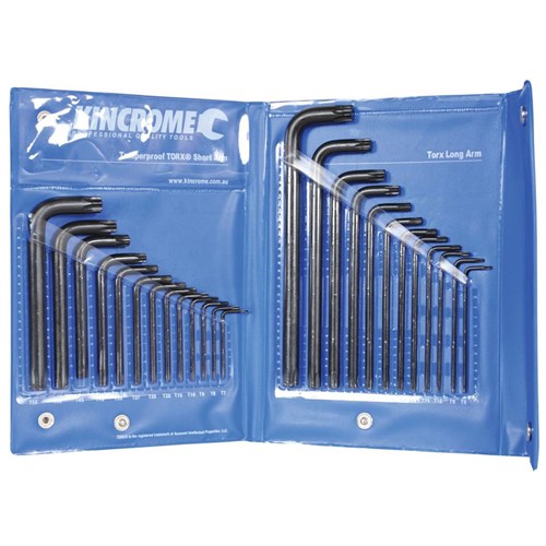 Kincrome K5055 TORX & Tamperproof TORX Set 25 Piece