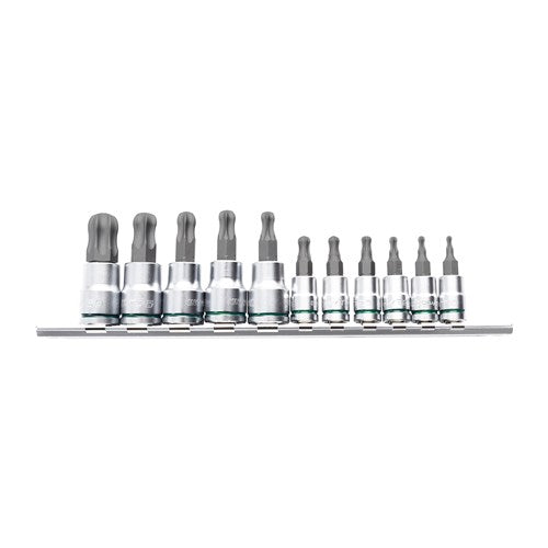Kincrome K5425 Ball-End TORX Socket Set Short Series 11 Piece 1/4 & 3/8 Drive