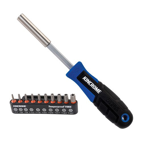 Kincrome K5514 TorqueMaster® Tamperproof TORX Bit & Driver Set - 11 Piece
