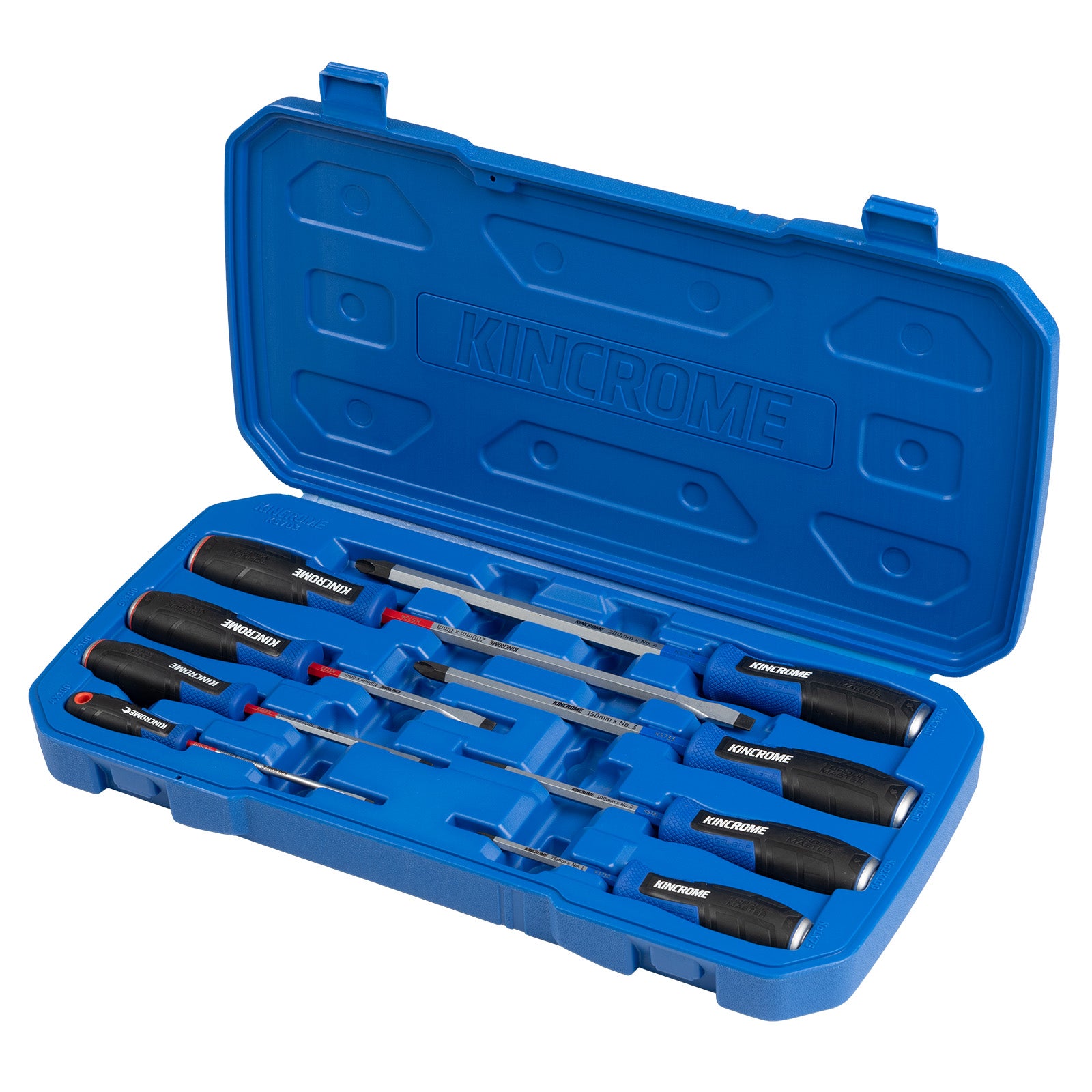 Kincrome K5703 8 Piece Thru Tang Screwdriver Set
