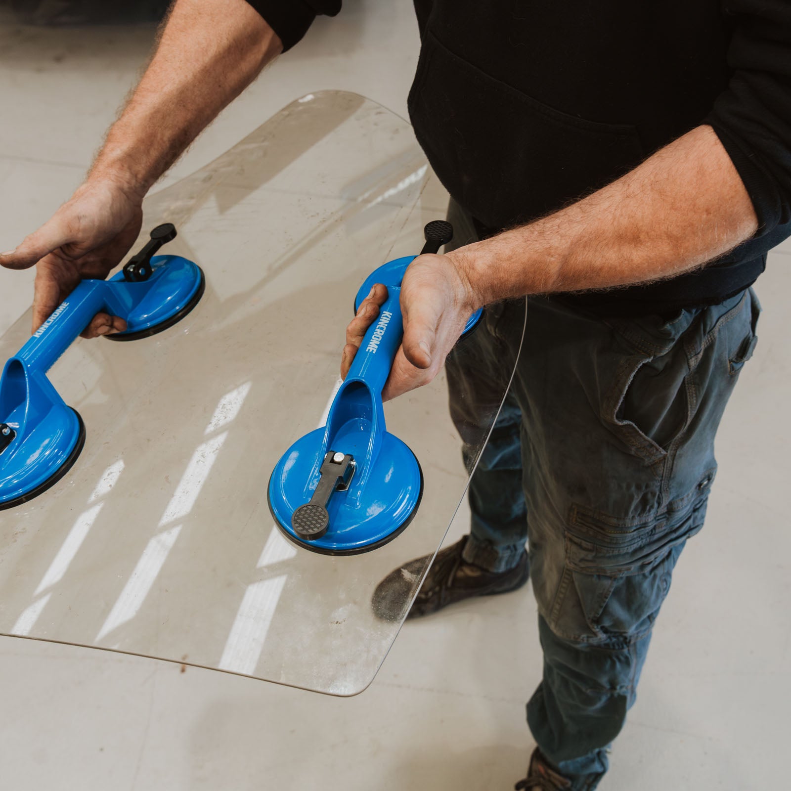 Kincrome K8232 2 Piece Aluminium Double Suction Cup Set - view 6