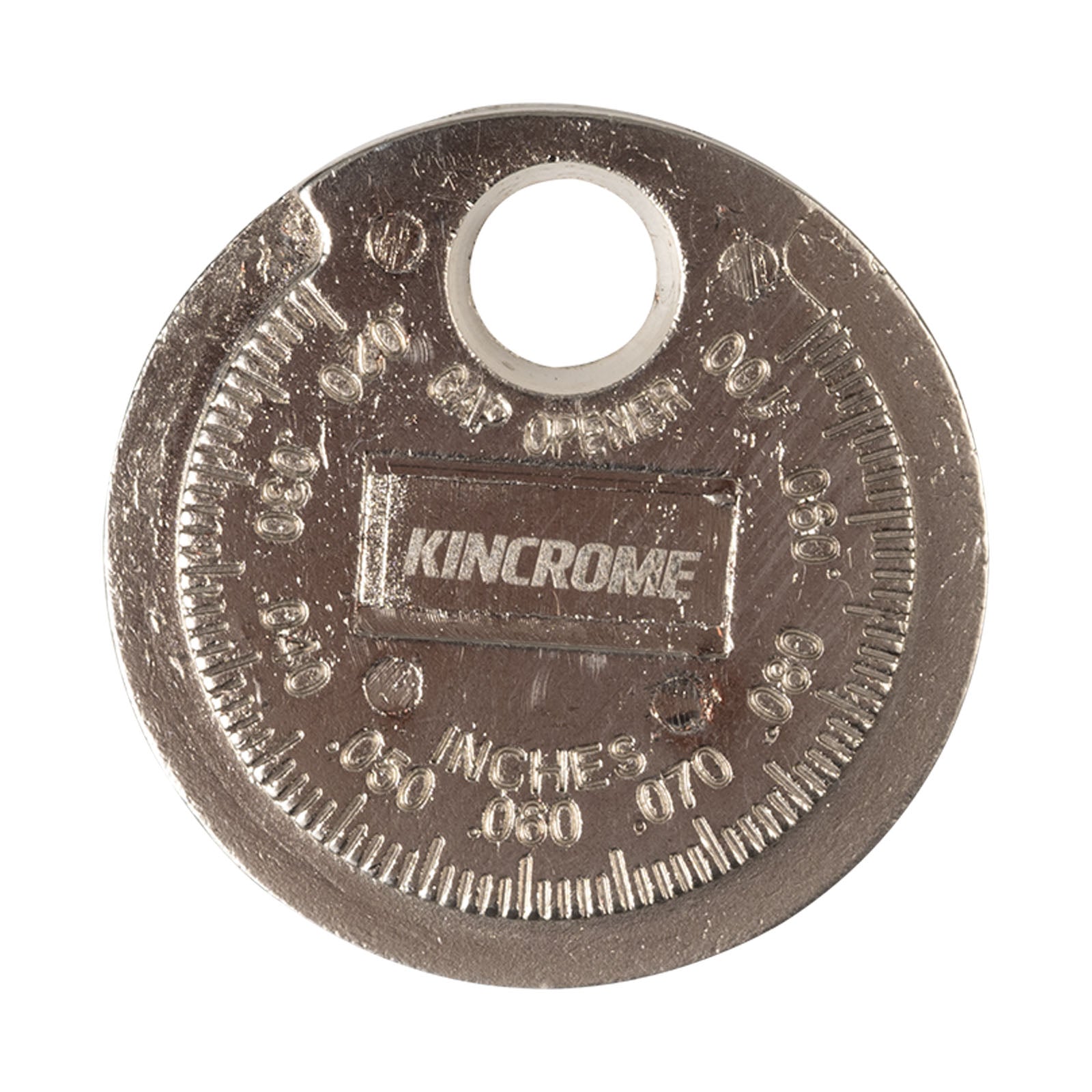 Kincrome K8360 Spark Plug Gap Gauge Coin - Metric/ Imperial