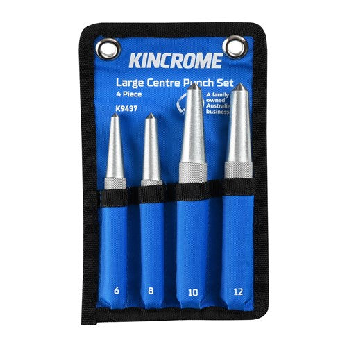 Kincrome K9437 Centre Punch Set 4 Piece - Large