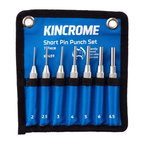 Kincrome K9459 Short Pin Punch Set 7 Piece