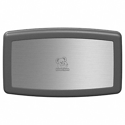 KOALA KARE PRODUCTS KB30001SSSTAINLESSSTEELWGREYBED Baby Changing Station 36 W Closed Grey