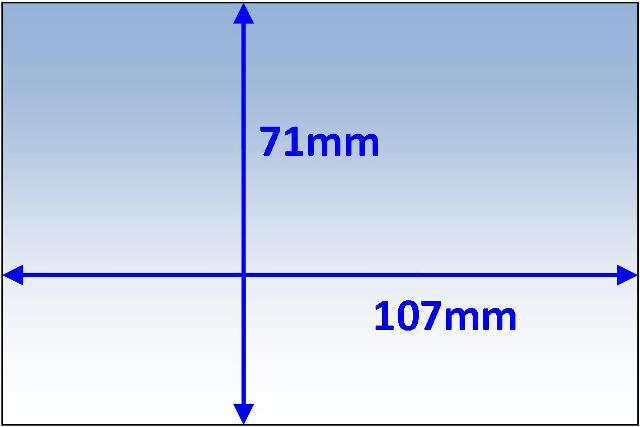 Weldclass KC-J9932 Lens Clear Inner 107x71mm Suit Jackson WH70 Pk10 s