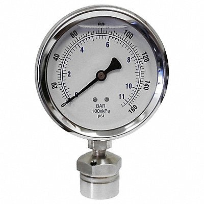 KODIAK CONTROLS KC301L40160DSM3511 Pressure Gauge 0 to 5000 Range