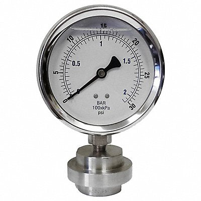 KODIAK CONTROLS KC301L4030DSM3512LP Pressure Gauge 0 to 15000 Range