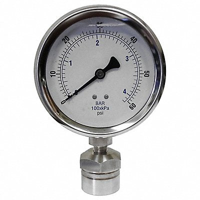KODIAK CONTROLS KC301L4060DSM3512 Pressure Gauge 0 to 5000 Range