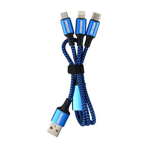 Kincrome KP1440 USB Charging Cable 3-IN-1