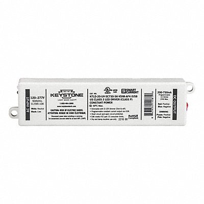 KEYSTONE TECHNOLOGIES KTLD20UVSC73056VDIMAF4USB Programmable LED Driver 20W