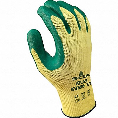 ATLAS KV350L09V VF Coated Gloves Grn/Yellow L 50PP57 PR