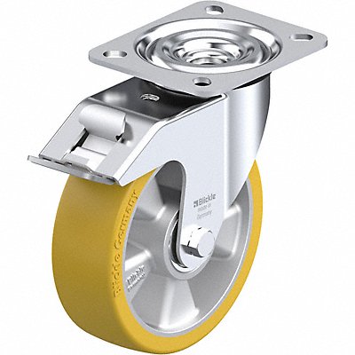 GRAINGER LALTH125KFI Plate Caster Swivel Polyurethane 5 7/8 H