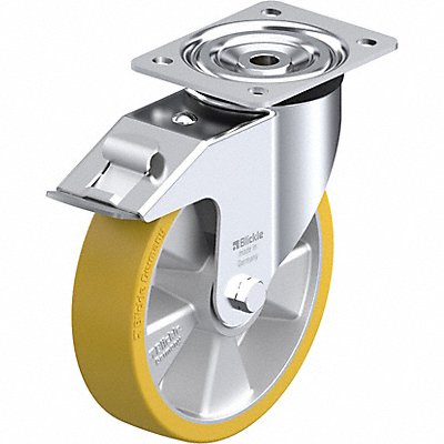 GRAINGER LALTH200KFI Plate Caster Swivel Polyurethane 9 1/4 H