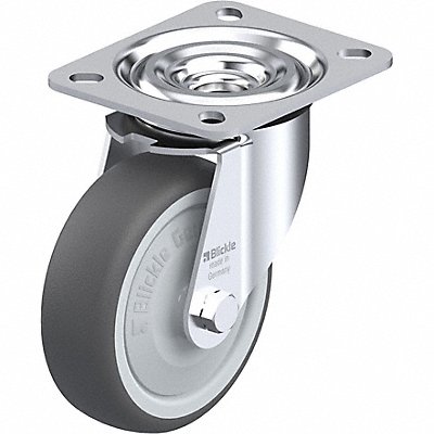 GRAINGER LPATH100KF Plate Caster Swivel Polyurethane 4 15/16 H