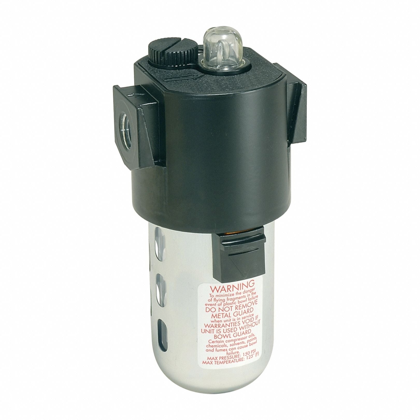 WILKERSON L1604000 Lubricator Polycarbonate Bowl Mist