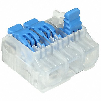 IDEAL 3010L23 Lever Wire Connector Blue 0.78 L PK100