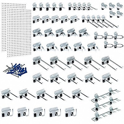 TRITON PRODUCTS LB2Kit K3826 Pegboard Pnl Kit 400 lb 42 x24 x1/2 in