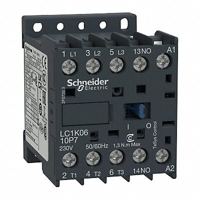 SCHNEIDER LC1K0610F7 Miniature IEC Magnetic Non Reversing 110VAC