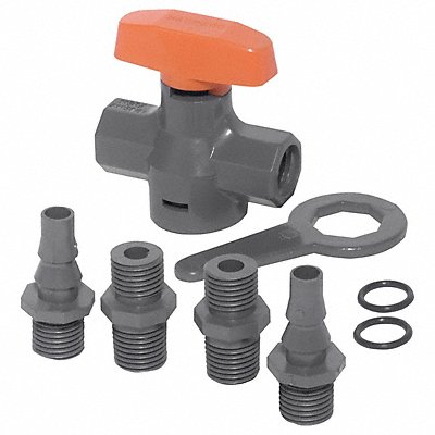 HAYWARD LC12 Manual 2-Way Ball Valve NPTF PVC
