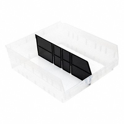 QUANTUM STORAGE SYSTEMS LDSB222 Long bin dividers PK 6